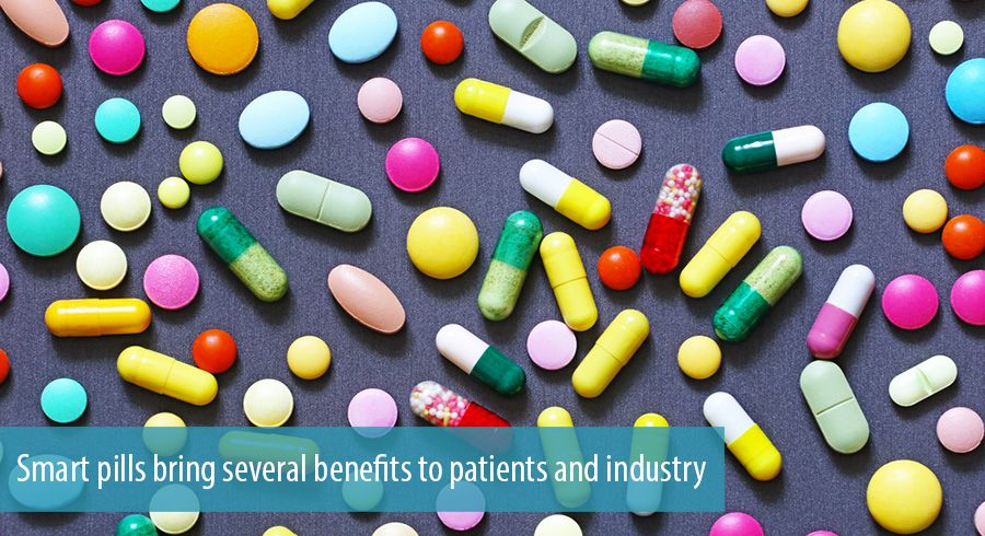 Smart pills bring several benefits to patients and industry