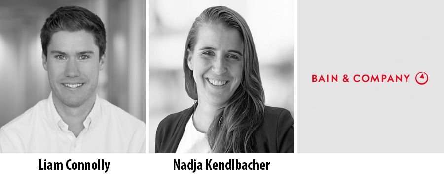 Liam Connolly and Nadja Kendlbacher, Bain & Company