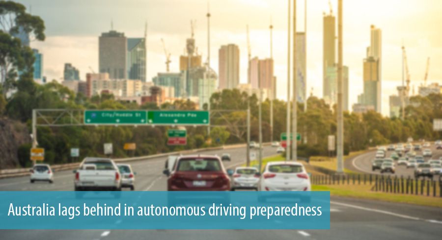 Australia lags behind in autonomous driving preparedness