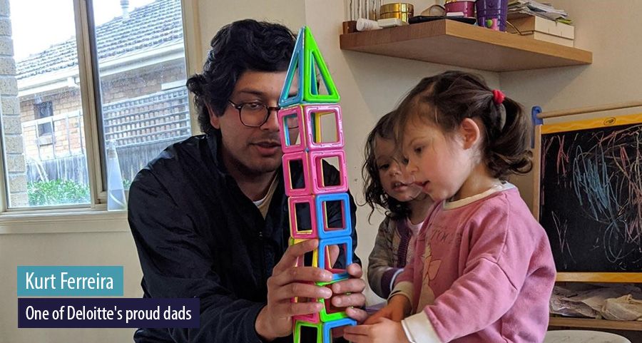 Kurt Ferreira, one of Deloitte's proud dads