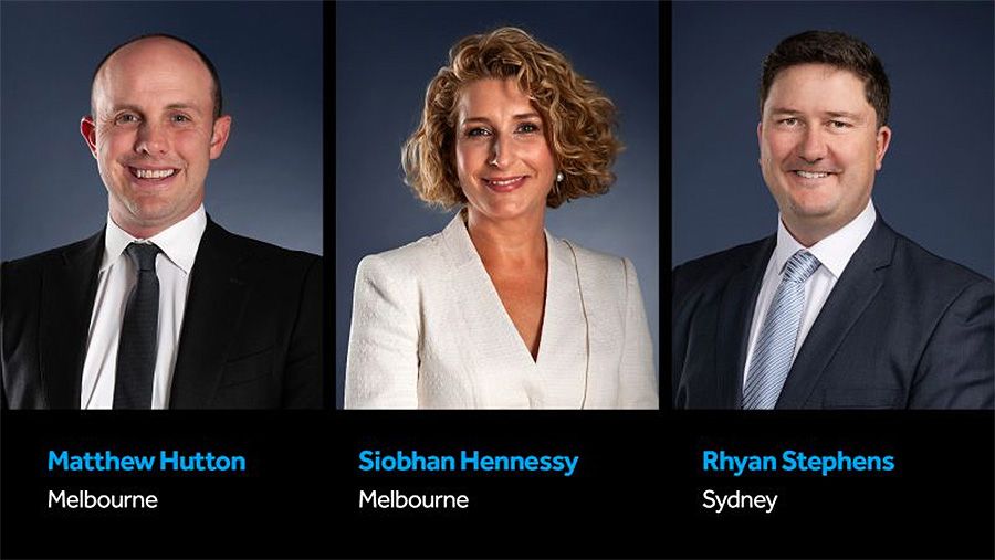 Matthew Hutton, Siobhan Hennessy and Rhyan Stephens - McGrathNicol