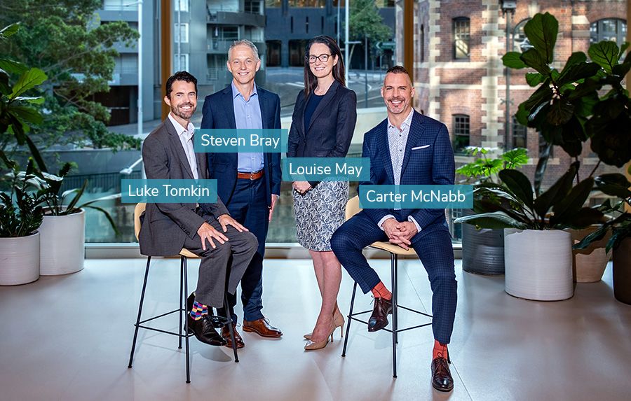  Luke Tomkin, Steven Bray,  Louise May and Carter McNabb