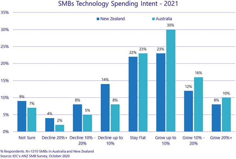 Small and medium businesses are also growing their technology investments