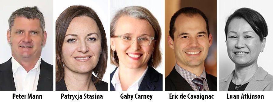 Peter Mann, Patrycja Stasina, Gaby Carney, Eric de Cavaignac, Luan Atkinson