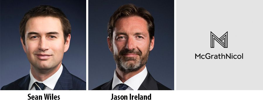 Sean Wiles, Jason Ireland. McGrathNicol