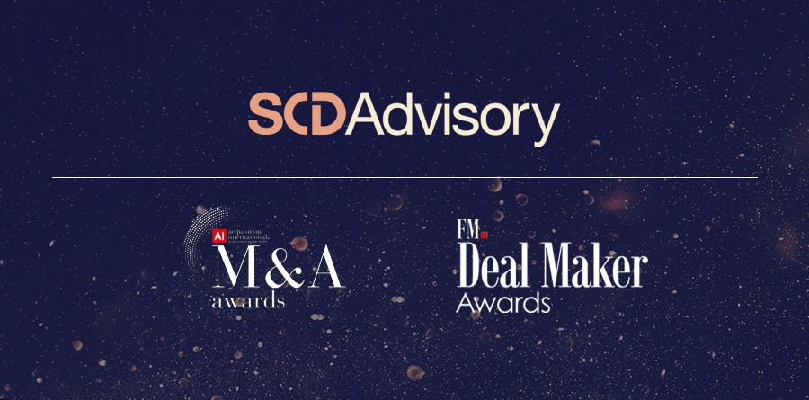 SCD Advisory bags two awards for its consulting M&A track record