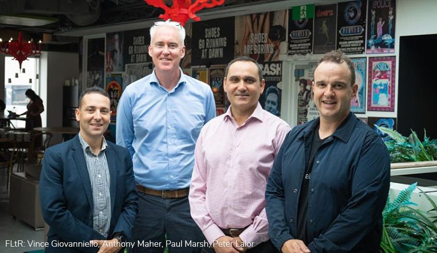 FLtR: Vince Giovanniello, Anthony Maher, Paul Marsh, Peter Lalor