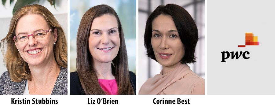 Kristin Stubbins, Liz OBrien and Corinne Best - PwC
