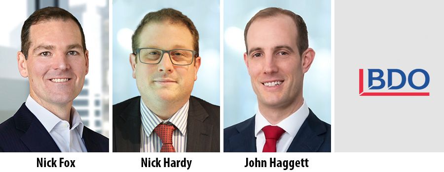 Nick Fox, Nick Hardy and John Haggett