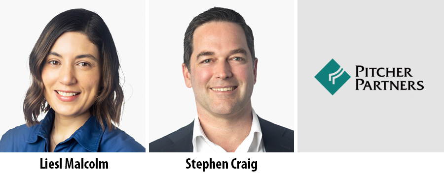 Liesl Malcolm and Stephen Craig - Pitcher Partners