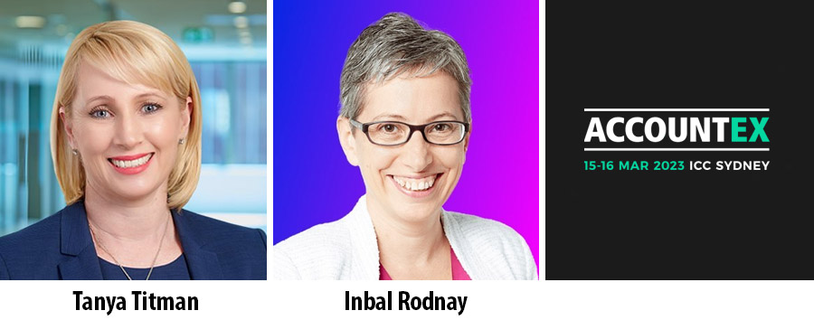 Tanya Titman and Inbal Rodnay - Australian Accountex conference