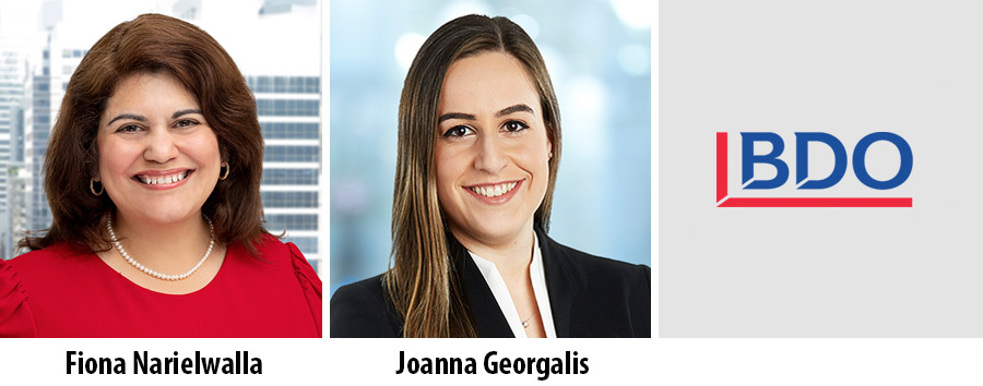 Fiona Narielwalla and Joanna Georgalis - BDO