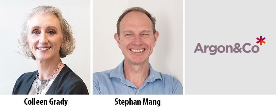 Colleen Grady and Stephan Mang - Argon & Co
