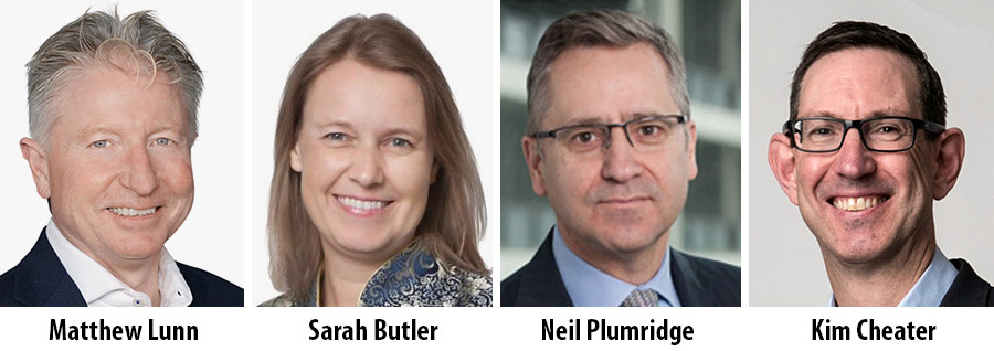 Matthew Lunn, Sarah Butler, Neil Plumridge and Kim Cheater
