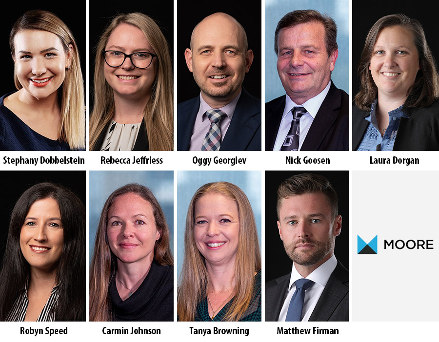Moore adds 10 partners and directors to leadership team