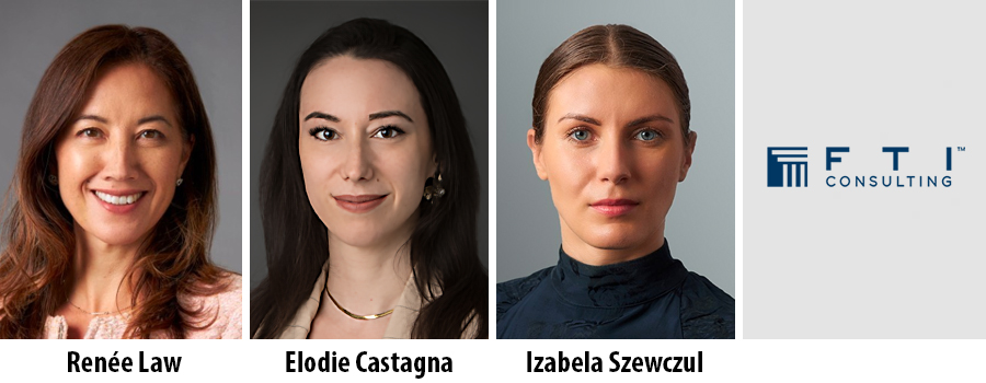 Renee Law, Elodie Castagna, Izabela Szewczul, FTI Consulting