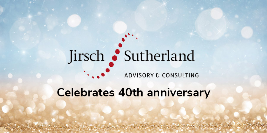 Insolvency firm Jirsch Sutherland celebrates 40th anniversary