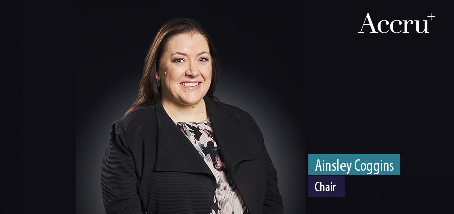 Ainsley Coggins appointed as national chair of Accru