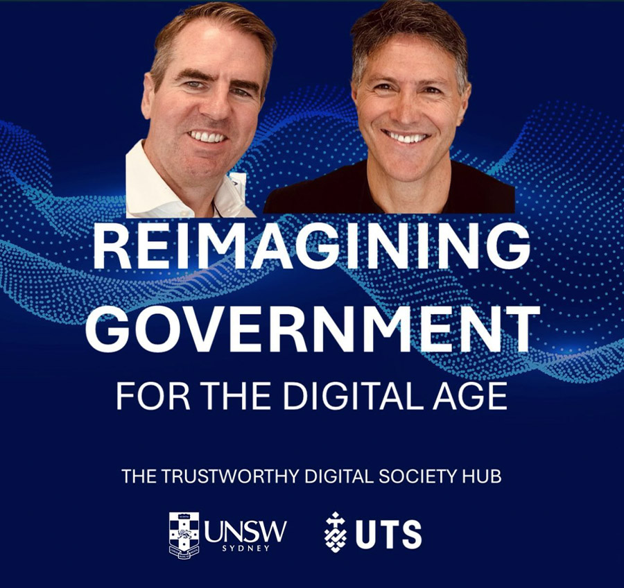 Victor Dominello and Robert Holt launch digital government podcast