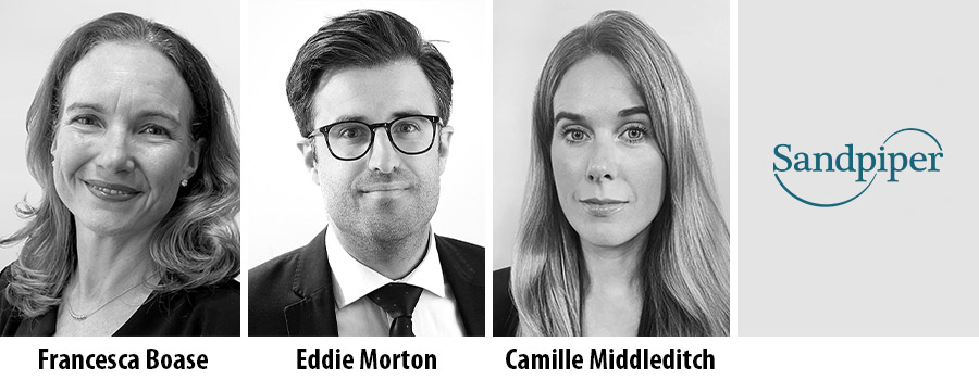 Sandpiper installs leadership team for Australia and New Zealand arm
