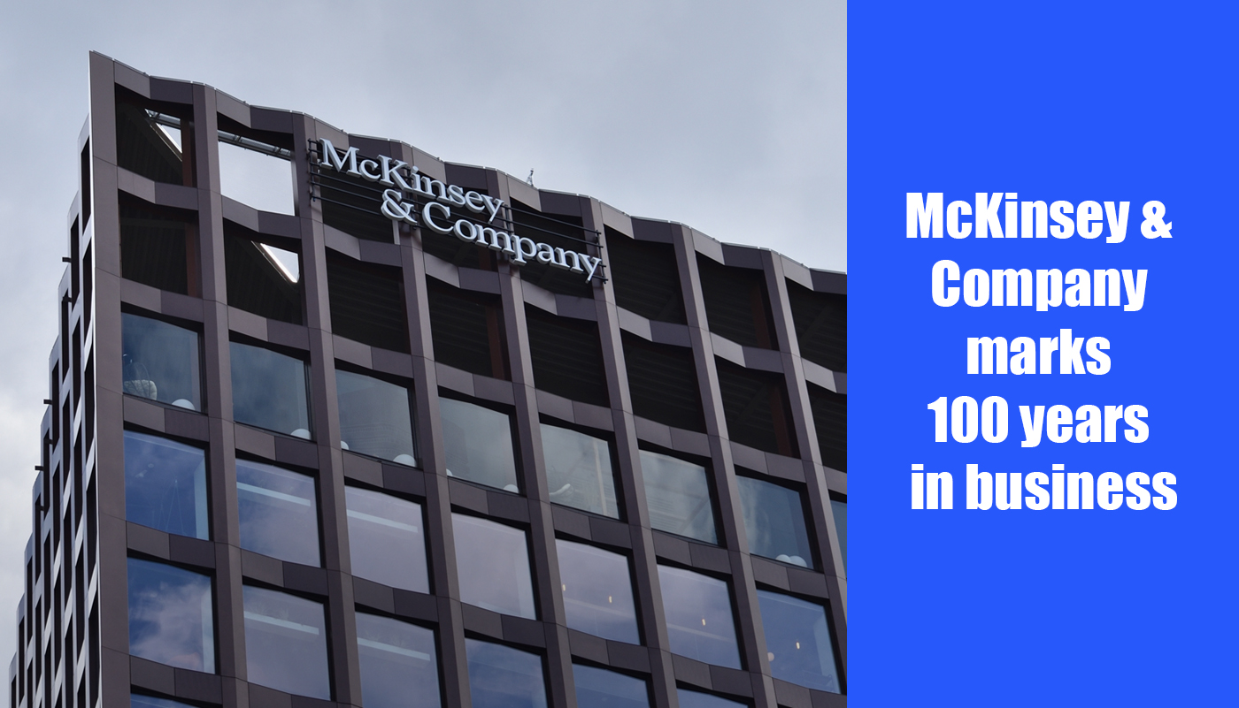 Global management consulting firm McKinsey & Company marks 100 years