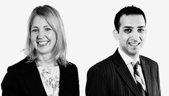 Keely Woodley and Usman Malik partner at Grant Thornton