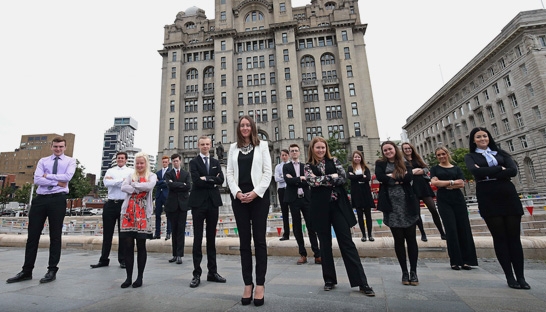 College students participate in work experience scheme in Liverpool