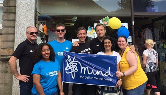 Mace teams takeover Mind shops for charity challenge