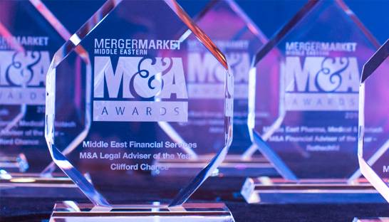 KPMG and EY acknowledged at Middle East M&A Awards for 2018 