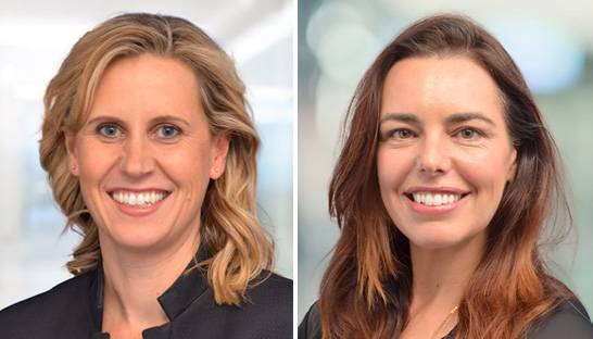 Amanda Hicks passes the baton to Carmen Bekker at KPMG