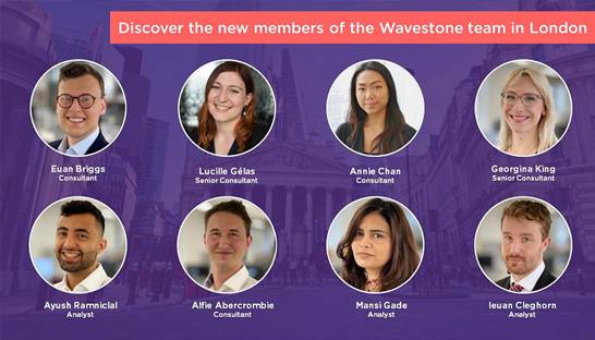 Wavestone welcomes eight new consultants to its London team
