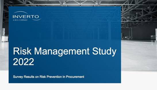 Inverto study: The top risks to procurement functions in 2022