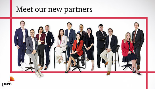Big Four firm PwC appoints 13 new partners in Singapore