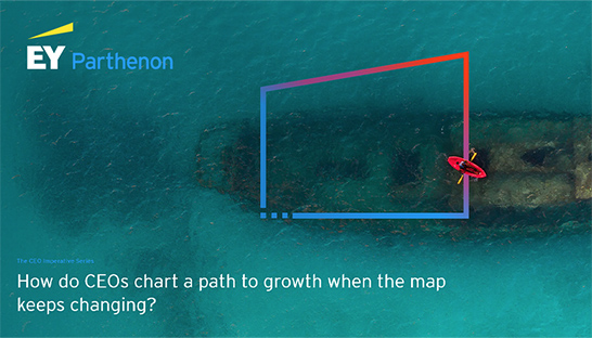 EY-Parthenon CEO Outlook finds geopolitical tension at top of corporate agenda