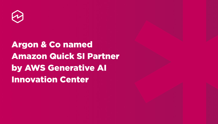 Argon & Co named Amazon Quick SI Partner by AWS